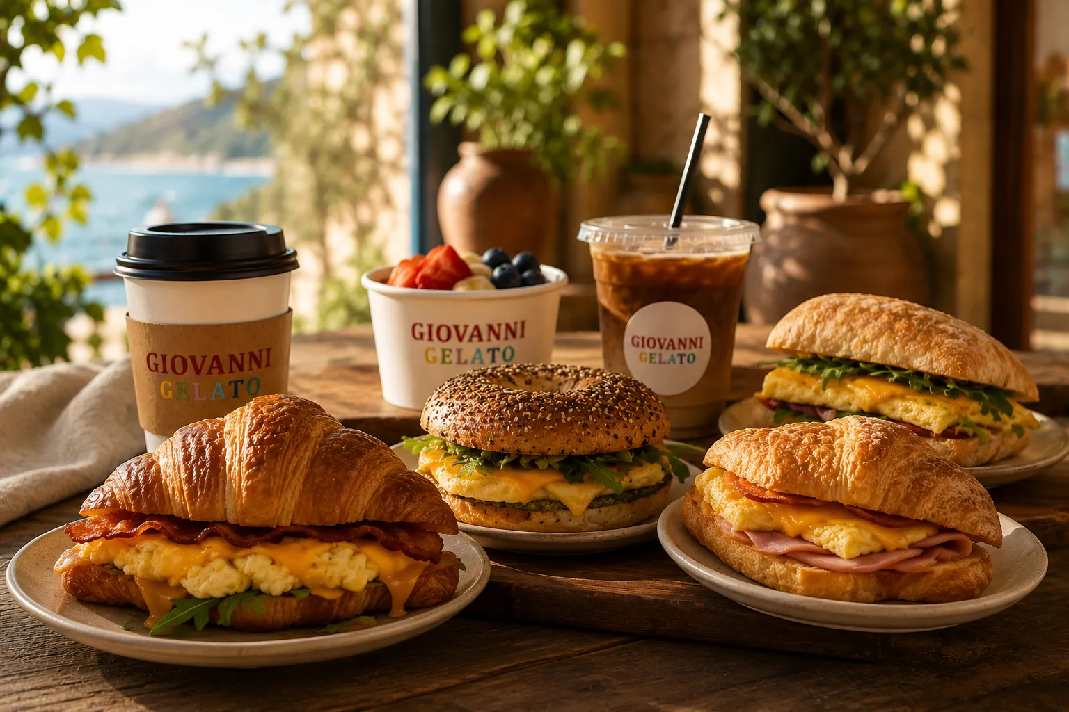 Pastries, paired perfectly.